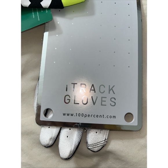 Brand‎ New With Tags 100% Men's iTrack Gloves, Black Small 10015-019-10 Biker - Picture 2 of 16